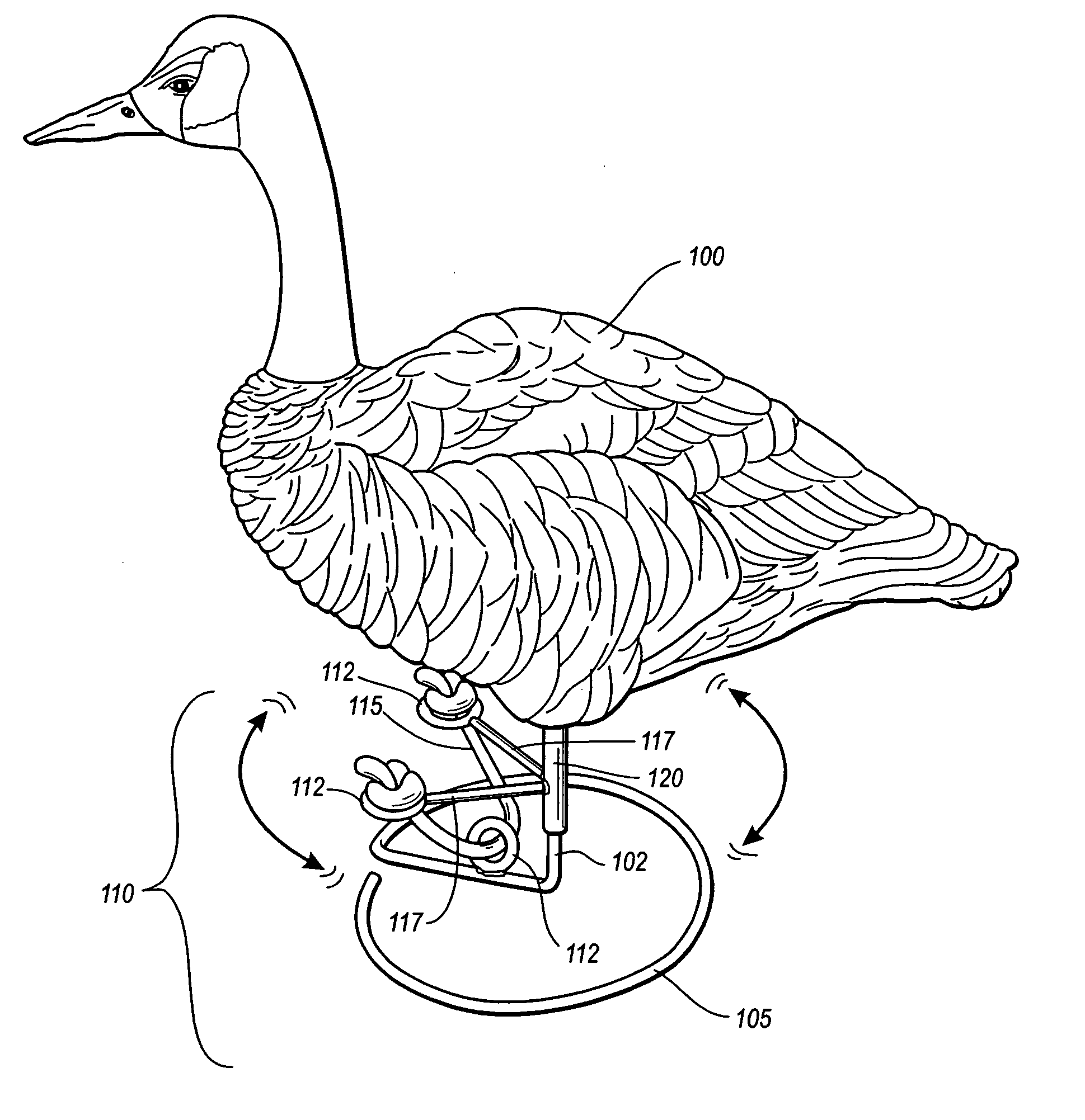 Motion-based hunting decoy