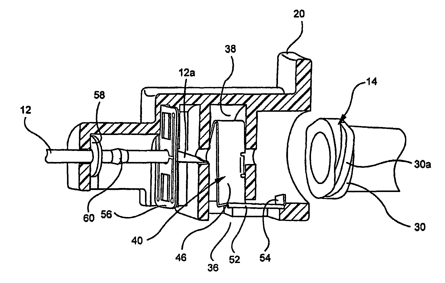 Catheter assembly with tip shield closure