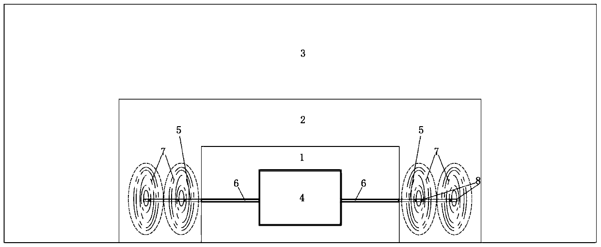 Method for forming roadway anti-impact weak structure layer by fracturing coal rock mass through coal rock pulse controllable strong waves