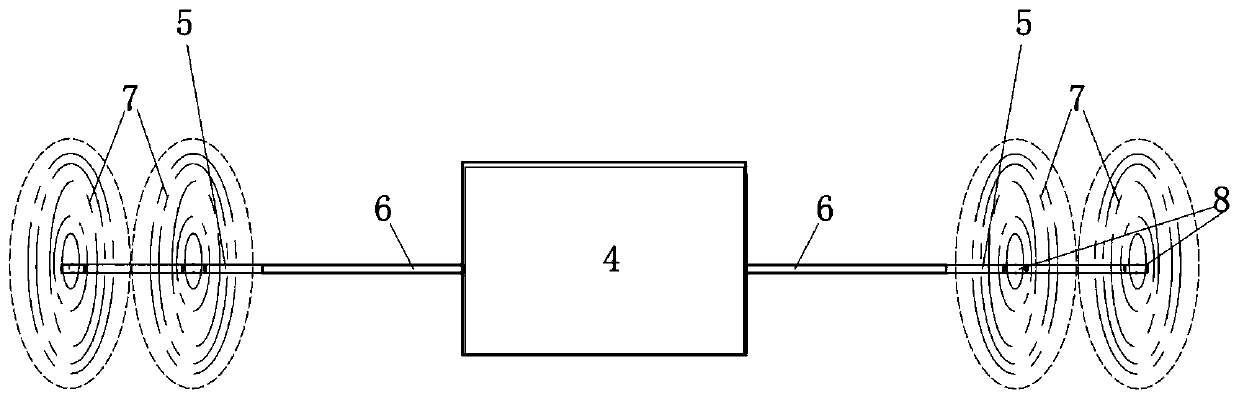 Method for forming roadway anti-impact weak structure layer by fracturing coal rock mass through coal rock pulse controllable strong waves