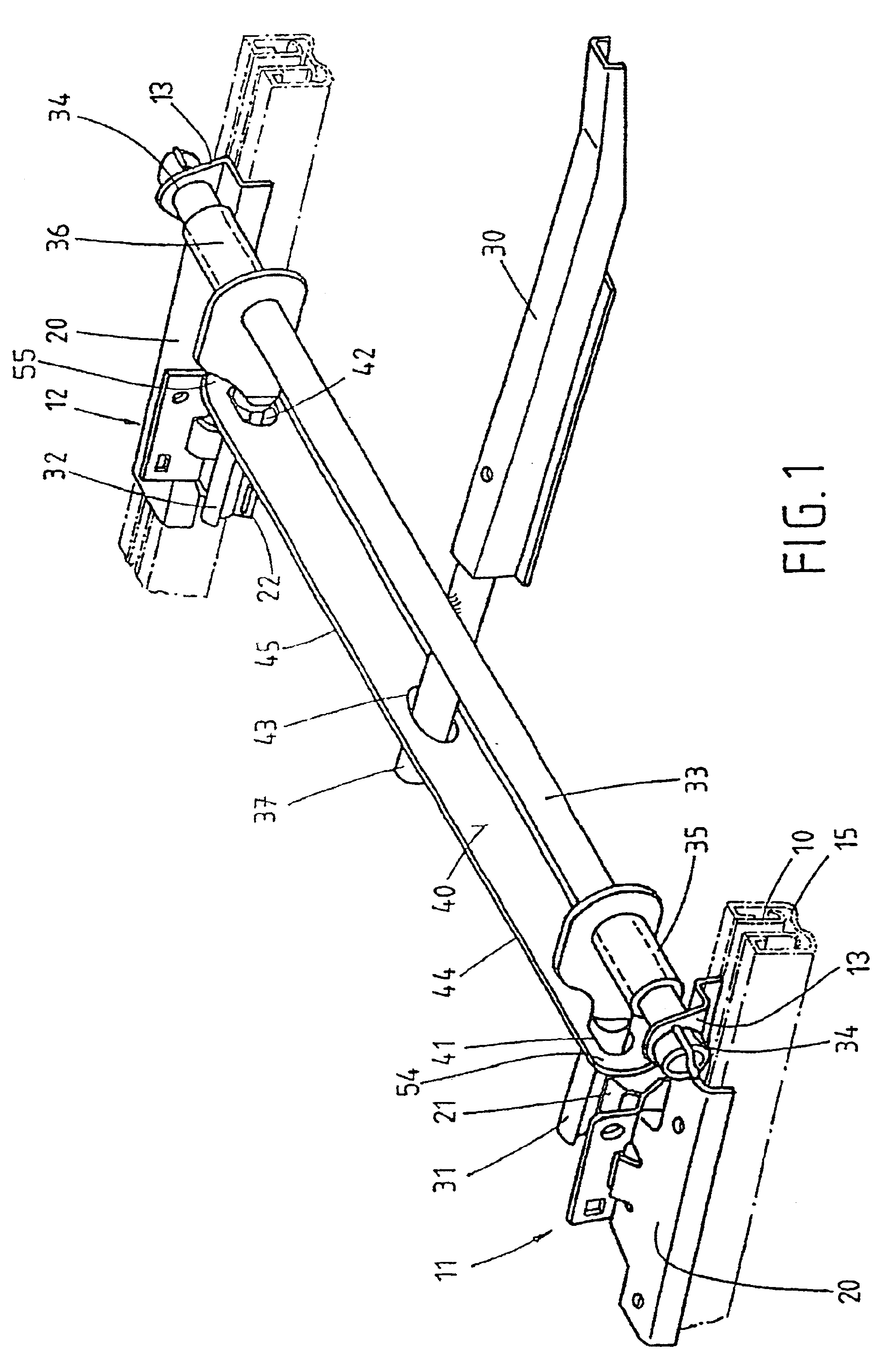 Longitudinal adjustment device for vehicle seats