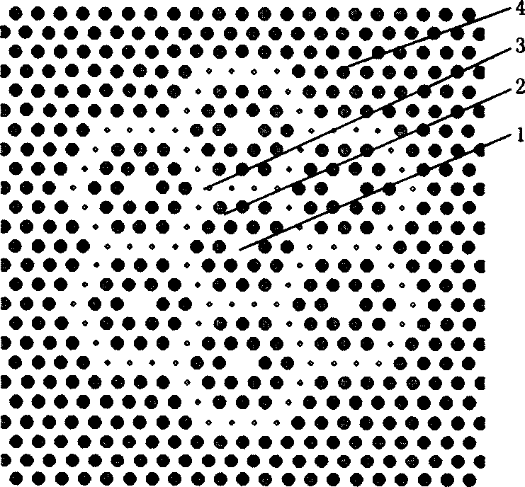 Large mode field area large chromatic dispersion photonic crystal fiber