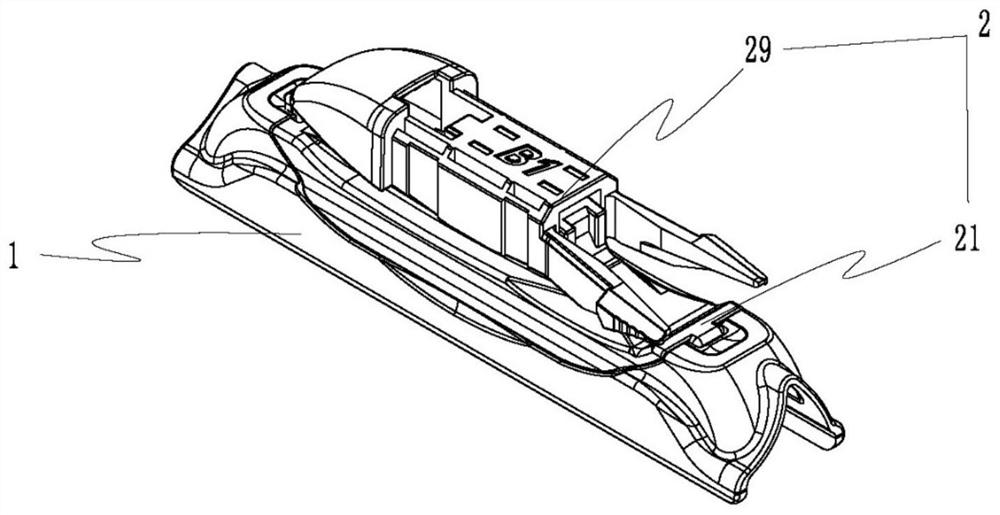 Wiper connection device