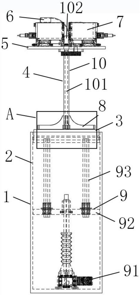 Special 3D printing equipment for printing hollow cylindrical component and printing method thereof