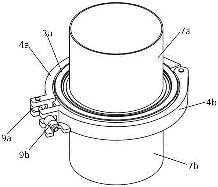 Novel flange connecting structure