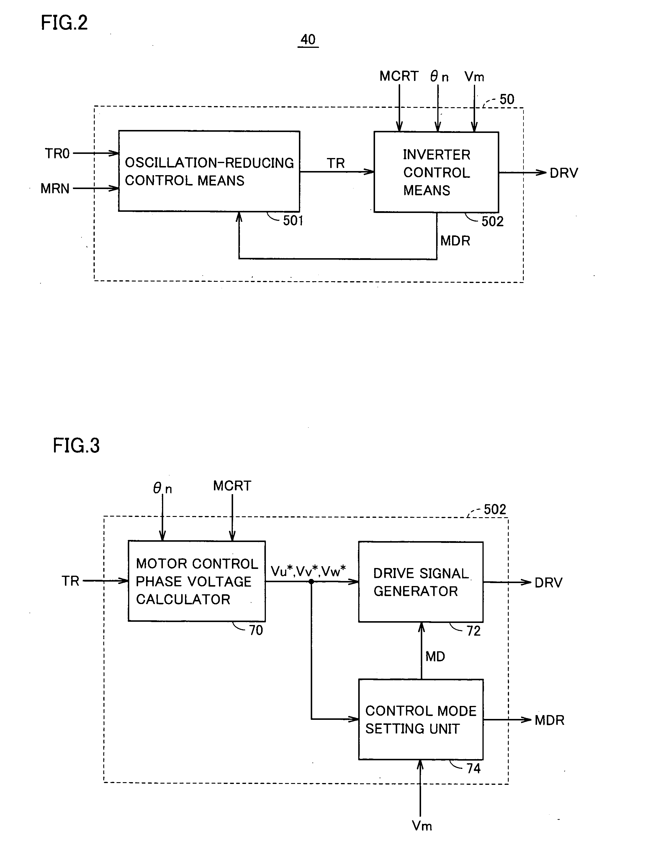 Motor drive apparatus having oscillation-reducing control function for output torque