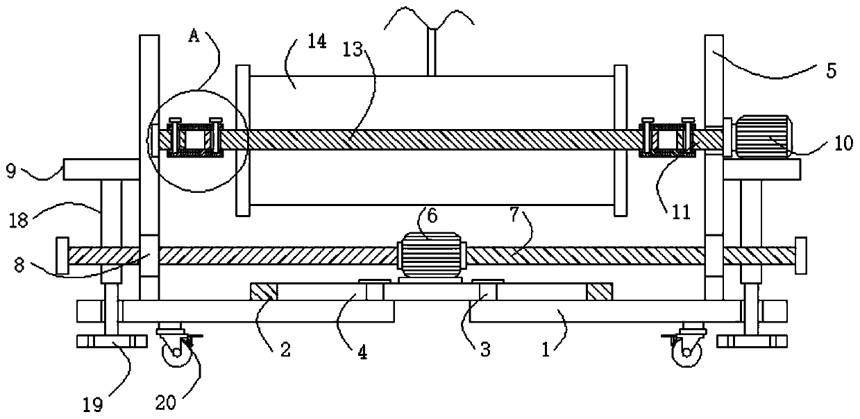 Steel wire rope winding and unwinding reel for hauling ship in ocean