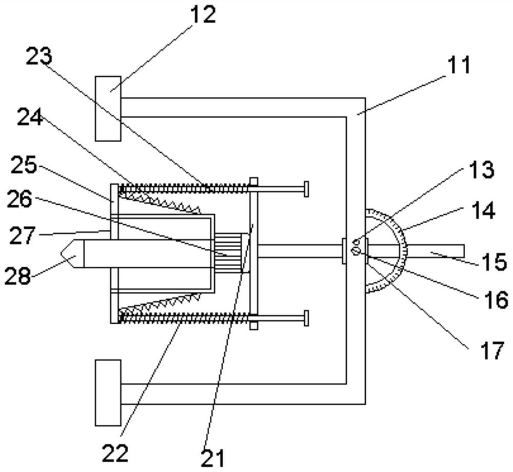 Perforating device for building detection