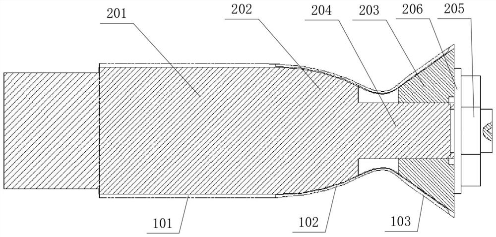 Machining method for tubular part with runner groove