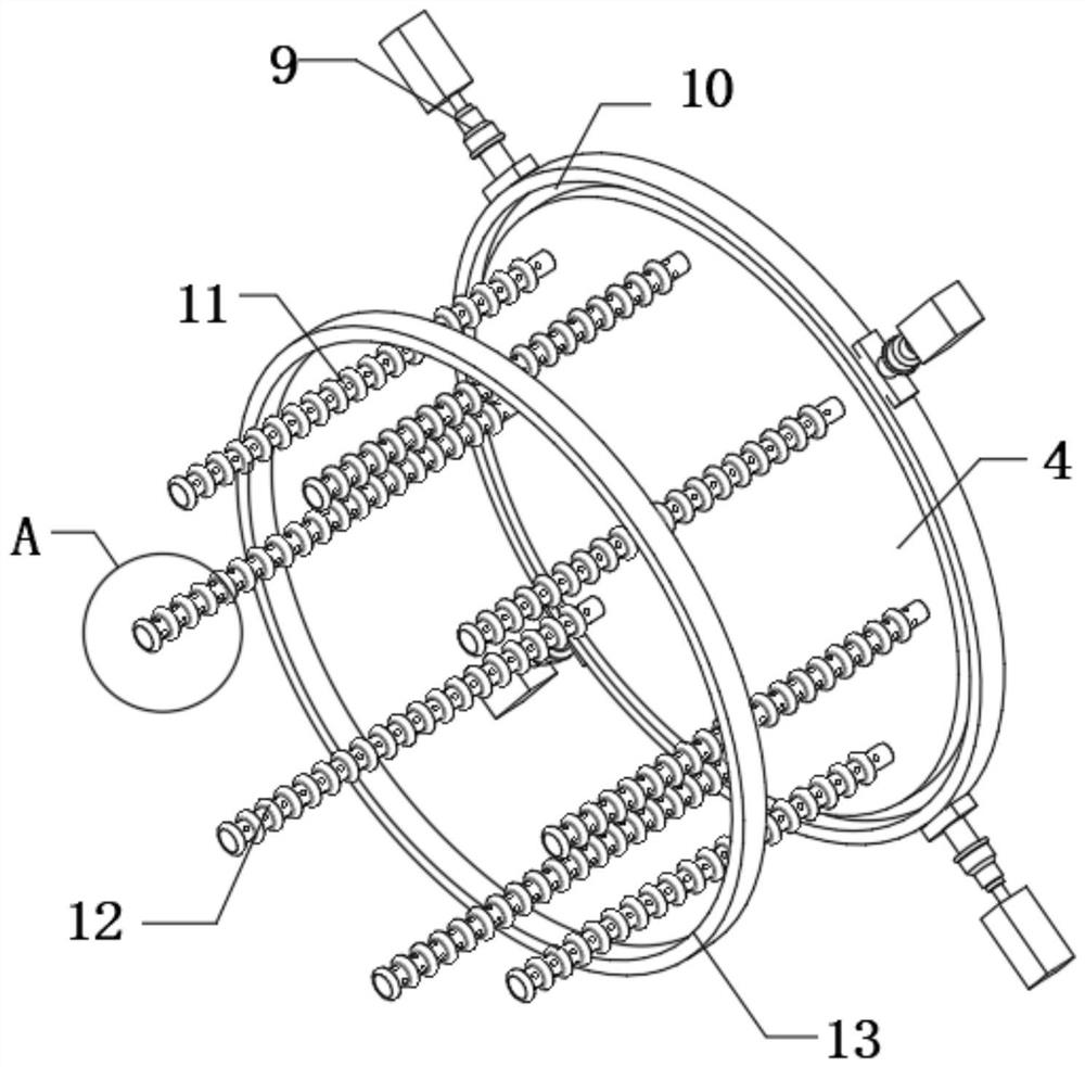 Energy-saving dehydration device for granular biological pesticide