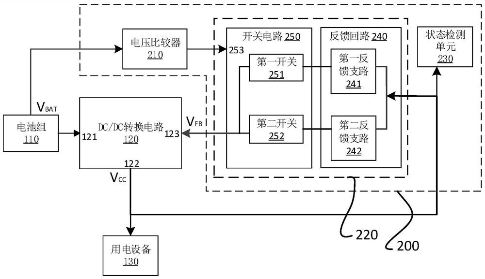 A battery state detection device