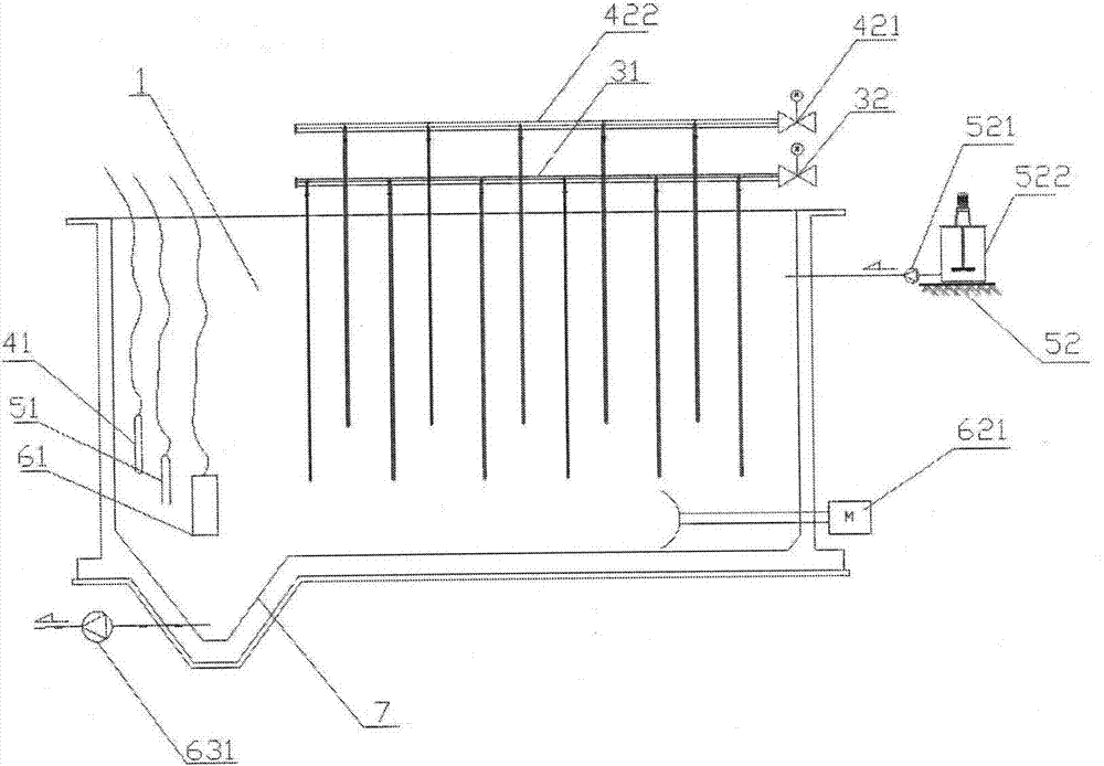 Automatic open-type double-alkali-method desulphurized gypsum oxidation system and control method thereof