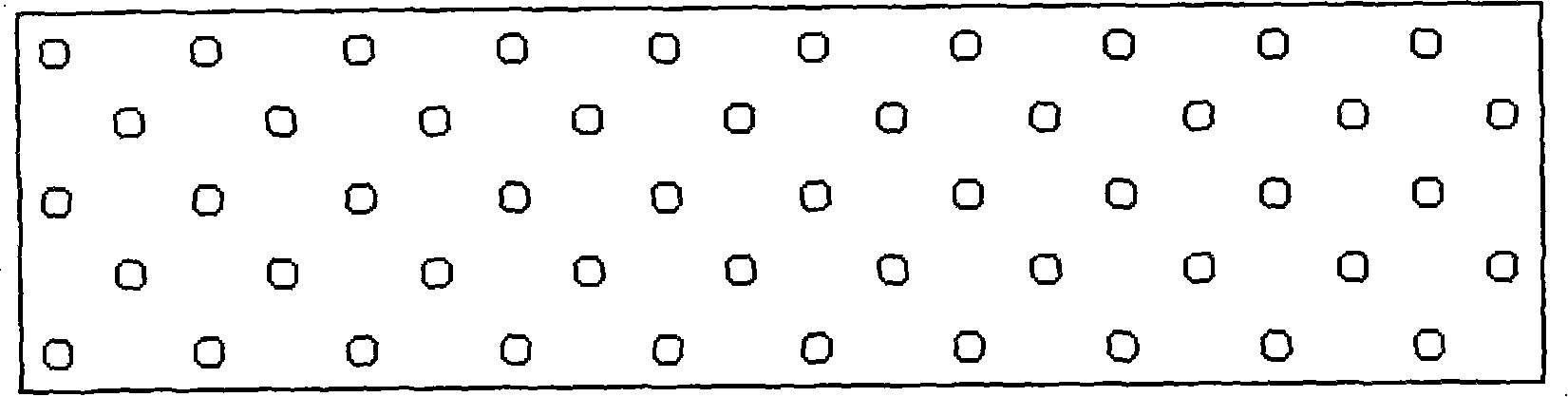 Method for producing continuous high-efficiency nano fibre nonwoven fabric and production device thereof