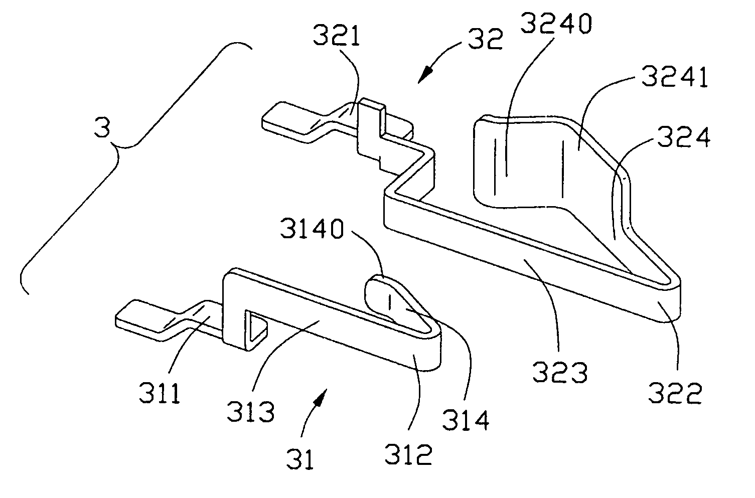 Card connector having switch contacts