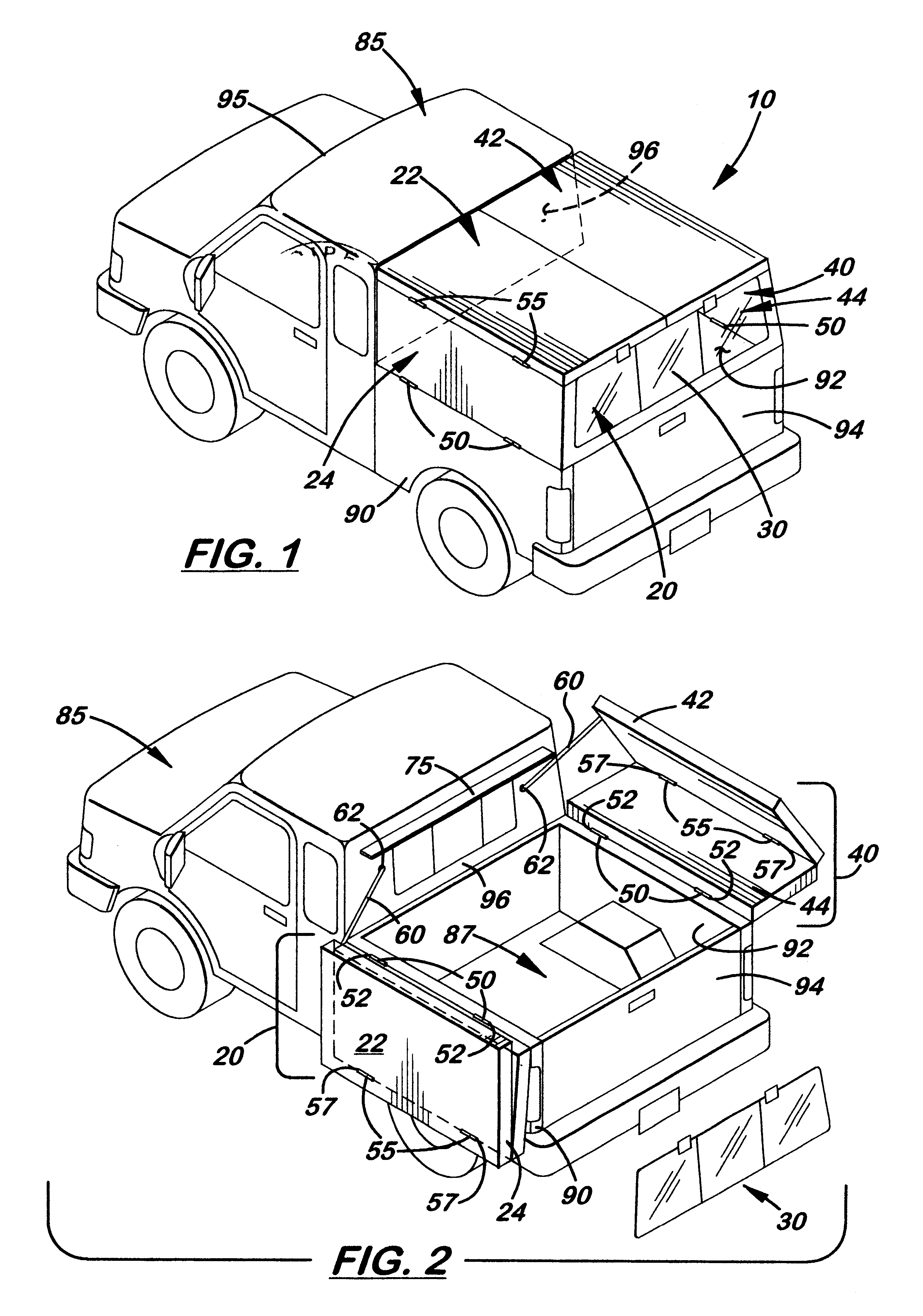 Motor vehicle foldable canopy