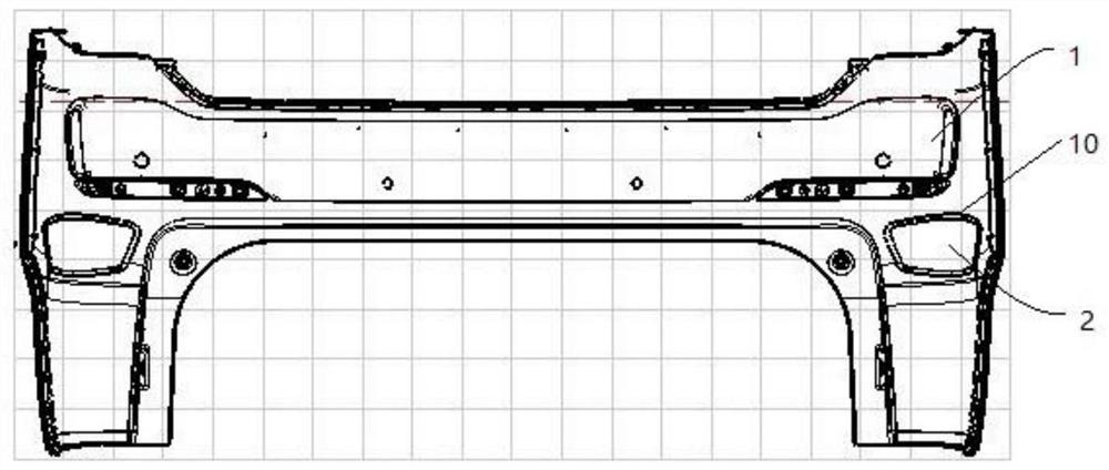 Bumper for radar detection and calibration, preparation method thereof and radar detection and calibration method