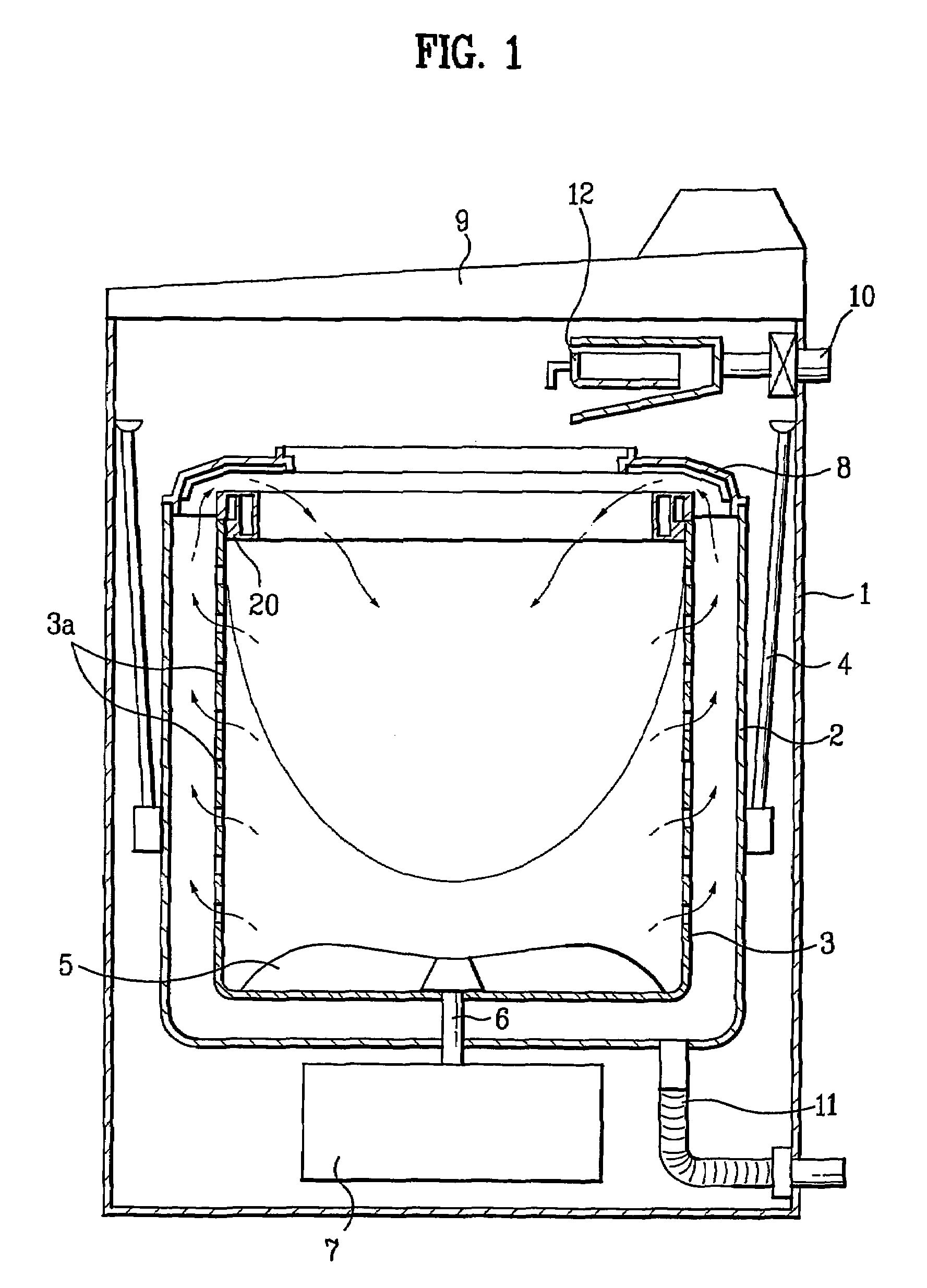 Anti-microbial plastic composition and washing machine comprising the parts manufactured by using the same