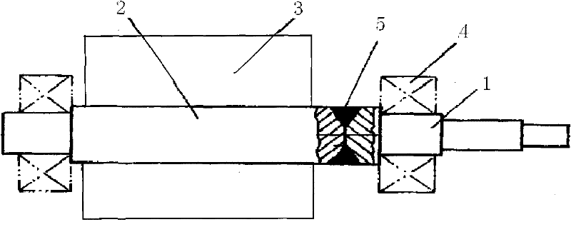 Corrosion-resisting motor rotor shaft