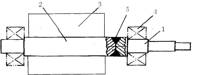 Corrosion-resisting motor rotor shaft