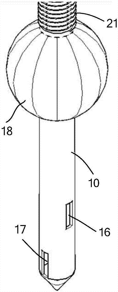 Threaded catheter with coating