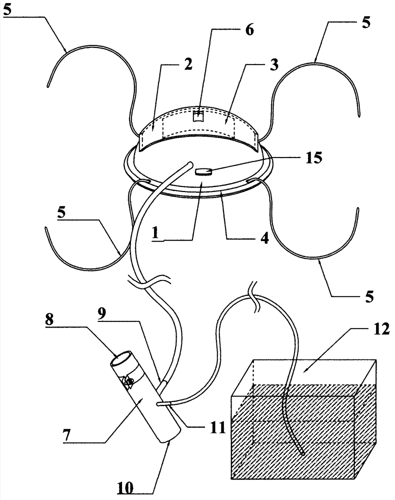 Bone residue splashing preventive device for knee osteotomy