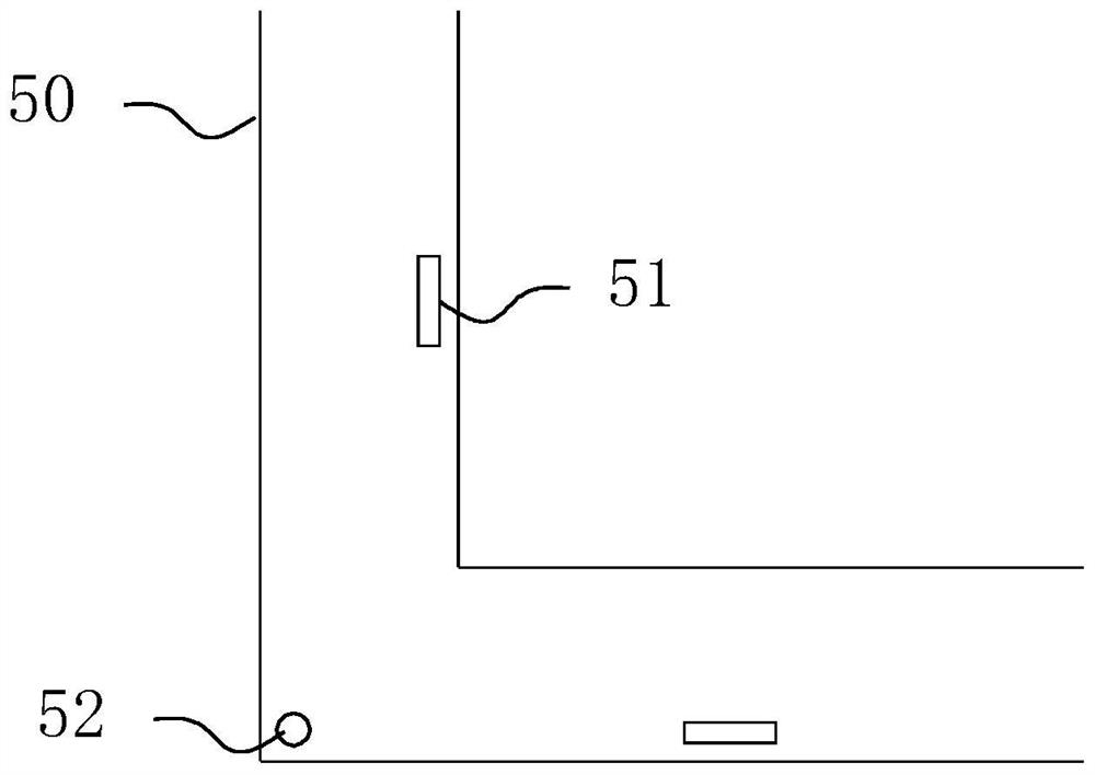 Crossing anti-collision alarm system based on projection module