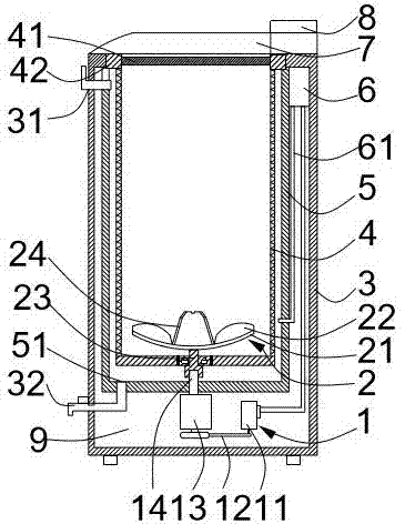 Shrimp product washing device