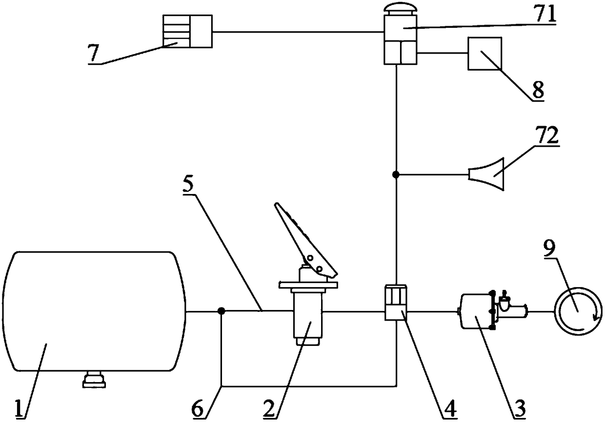 An emergency stop assistant device and an emergency stop method