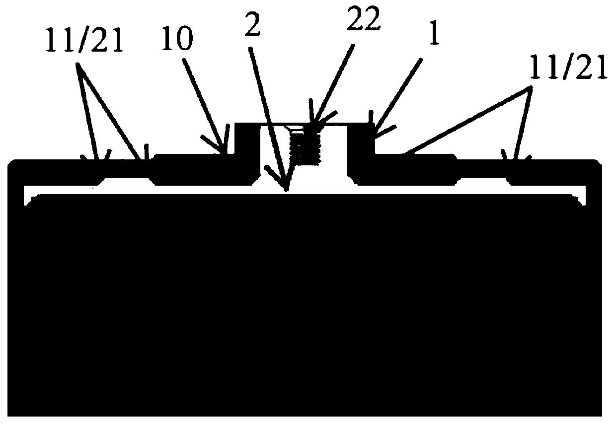 Two-terminal pole-type high-performance supercapacitor