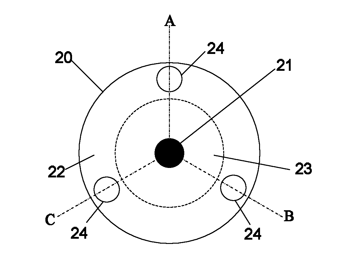 Method for judging aging degree of umbrella skirt of composite insulator