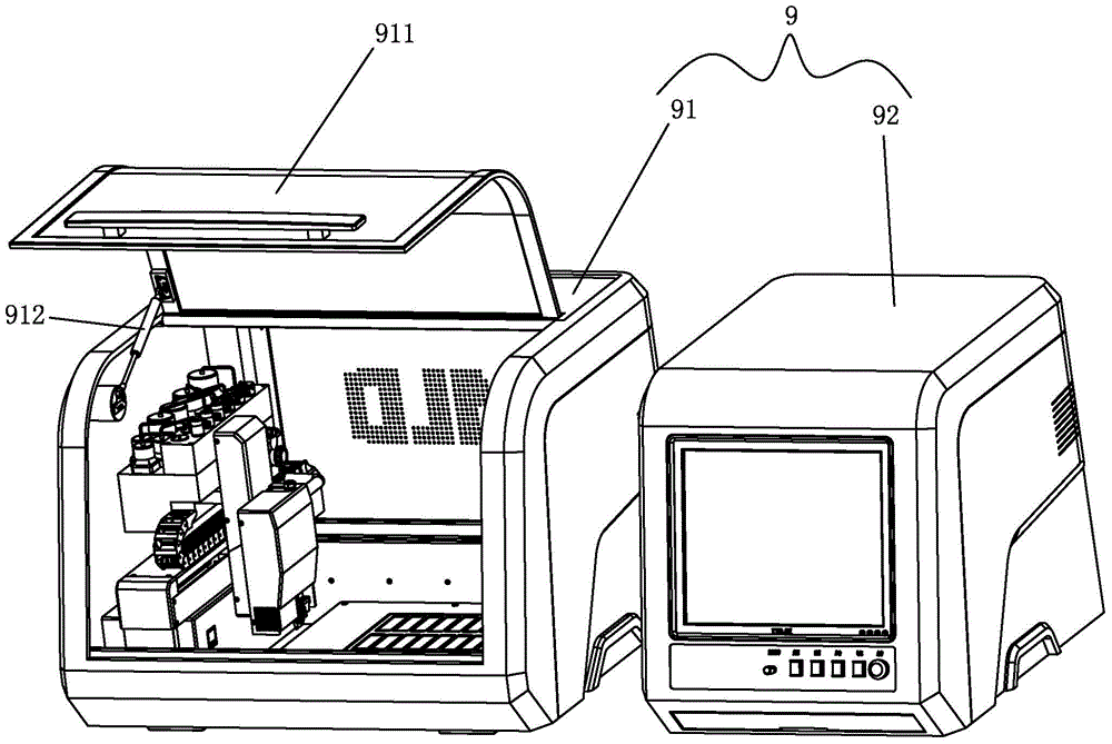 Biological chip detecting system