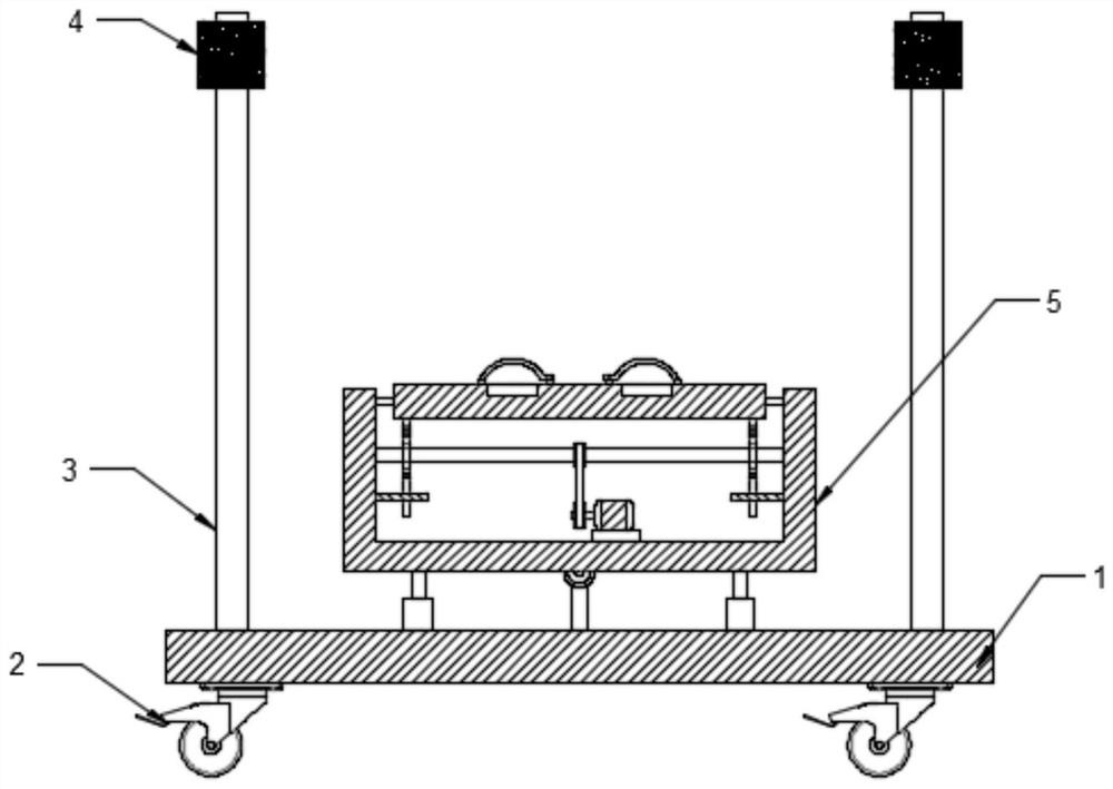 Skiing practicing machine with high practicability