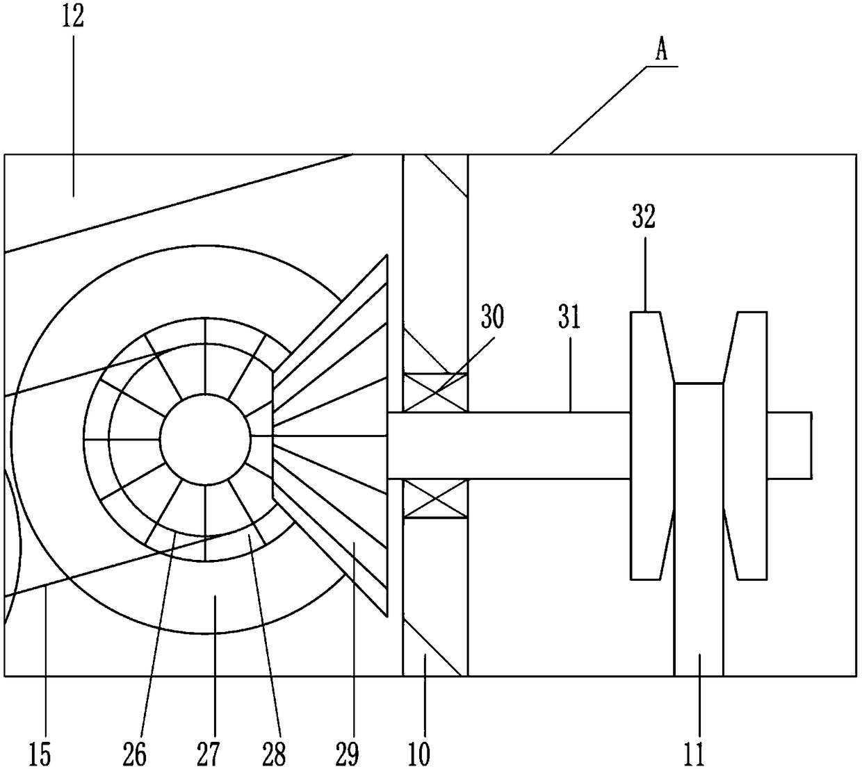 Oil jetting machine easy to recycle and reuse for loudspeaker box manufacturing