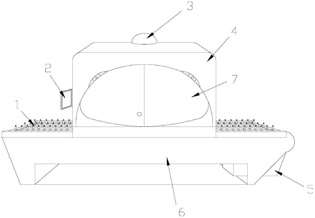 Elevator oil pressure buffer test tower chain plate transmission and distribution assembly line