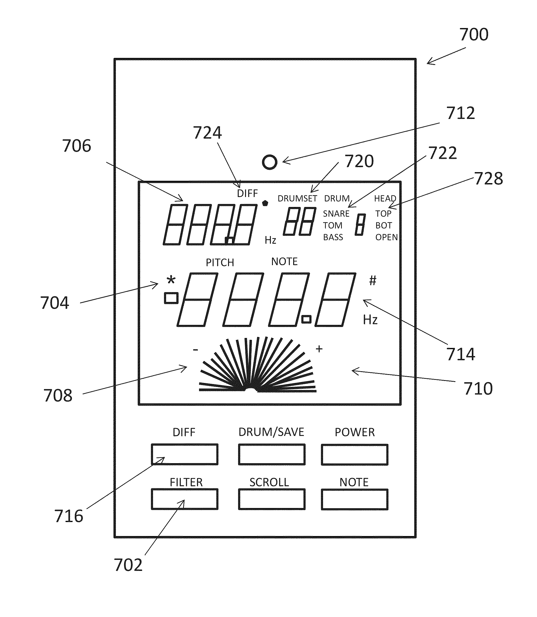 Drum and drum-set tuner