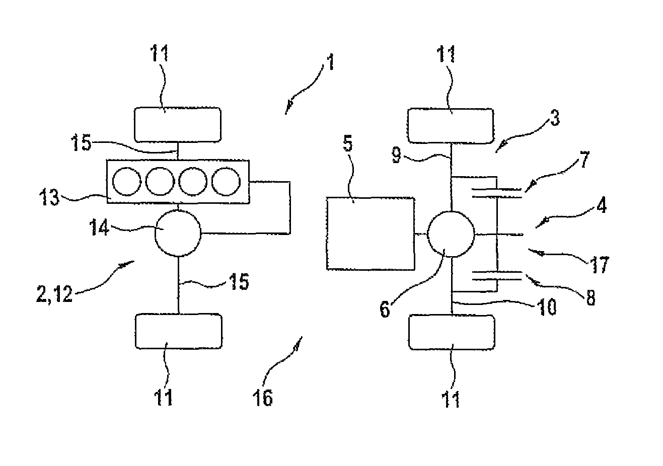 Axle drive device for an axle of a motor vehicle, as well as motor vehicle