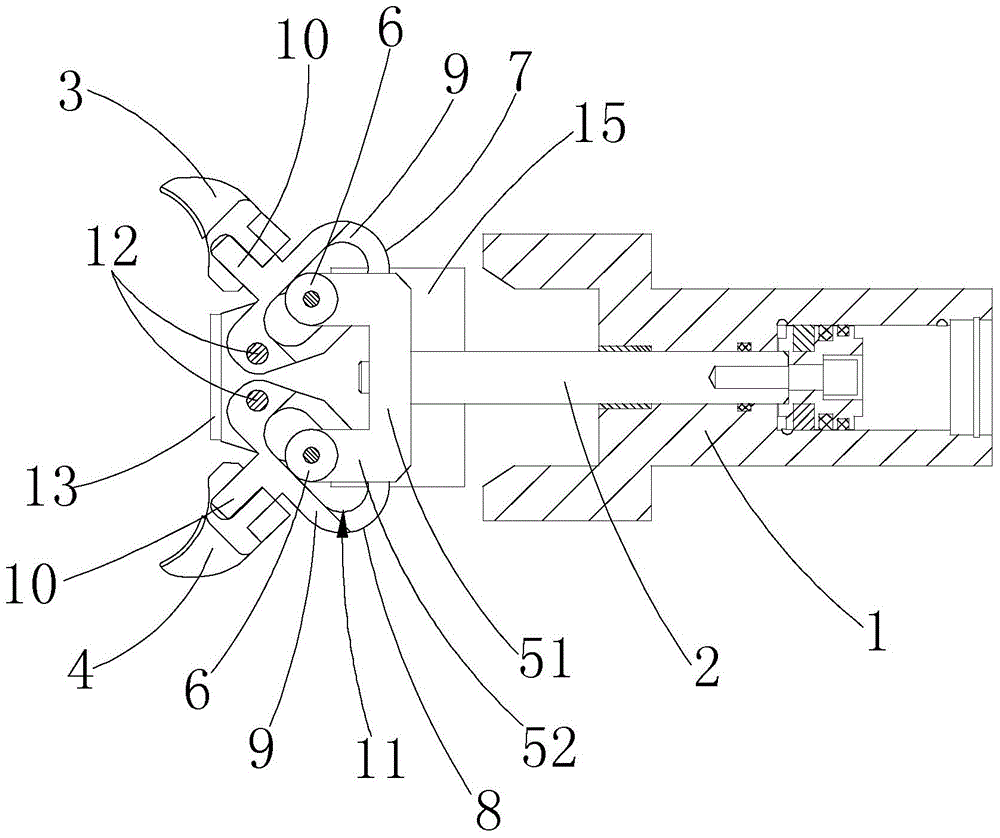 Pneumatic gripper mechanical arm