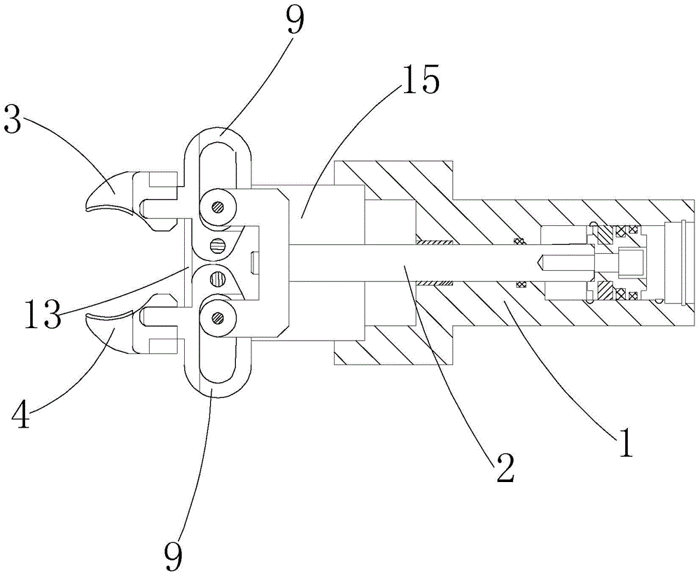 Pneumatic gripper mechanical arm