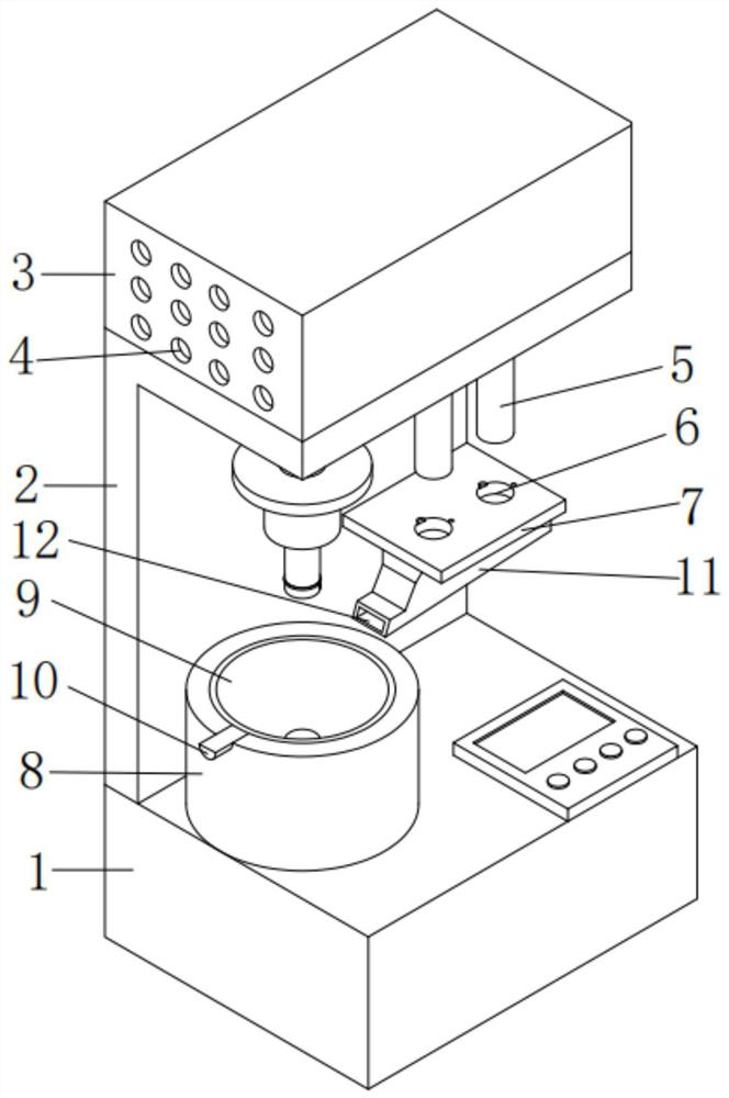 Full-automatic medicine grinding device