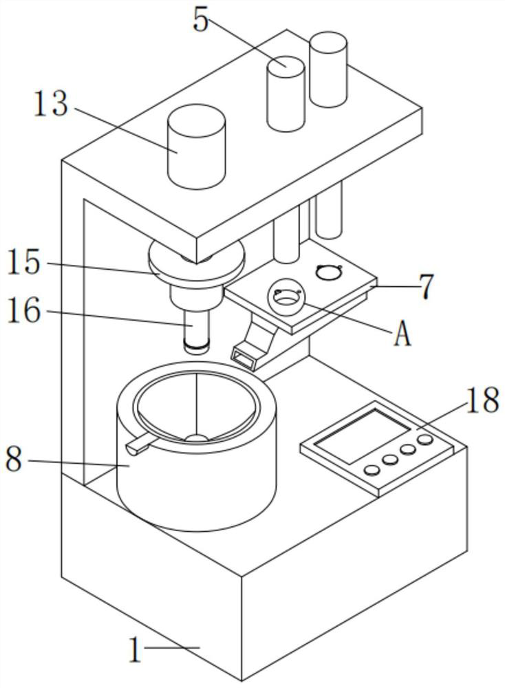 Full-automatic medicine grinding device