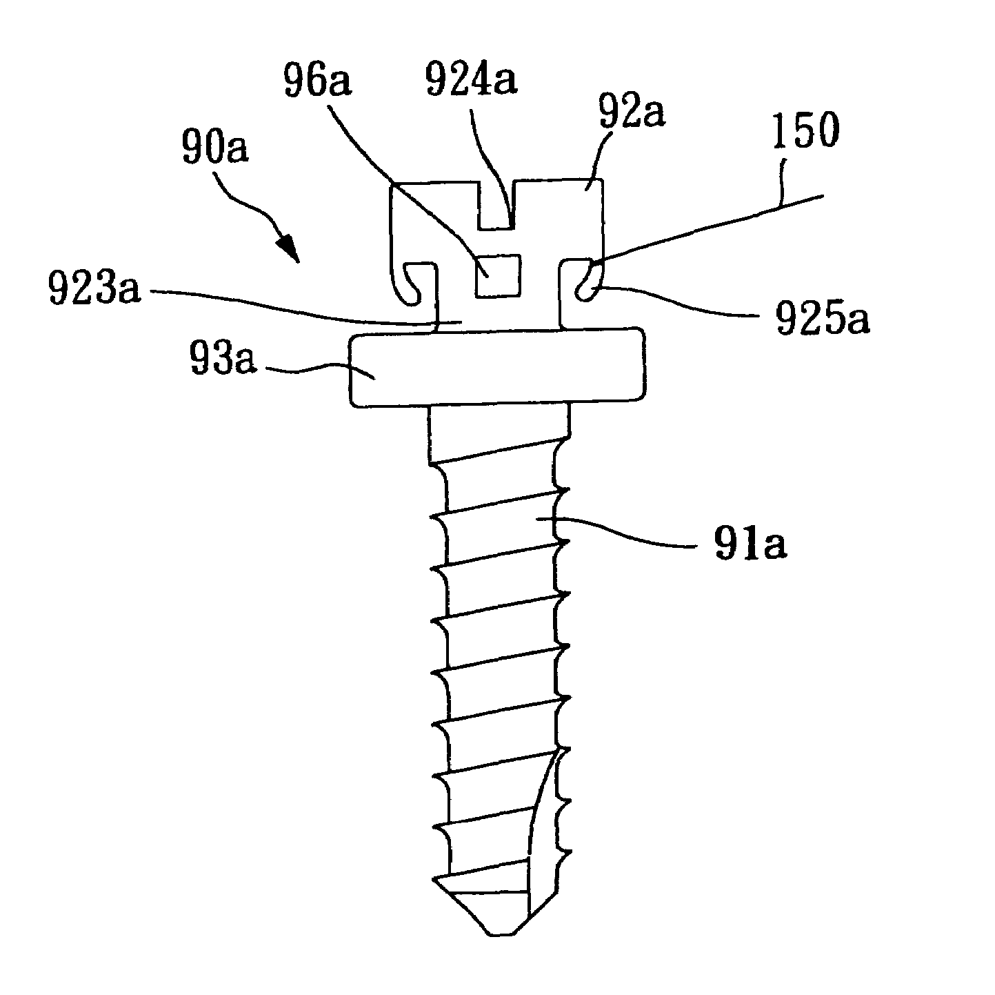 Screw device for orthodontic treatment