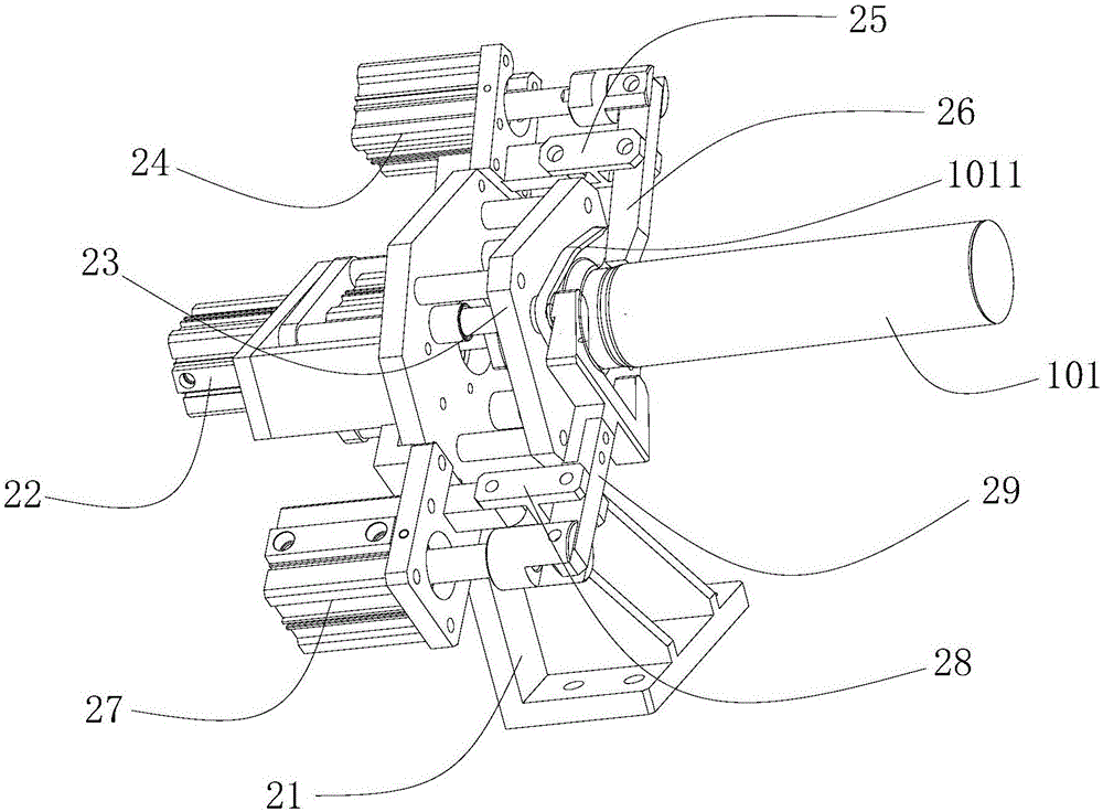 Clamping device for automobile muffler