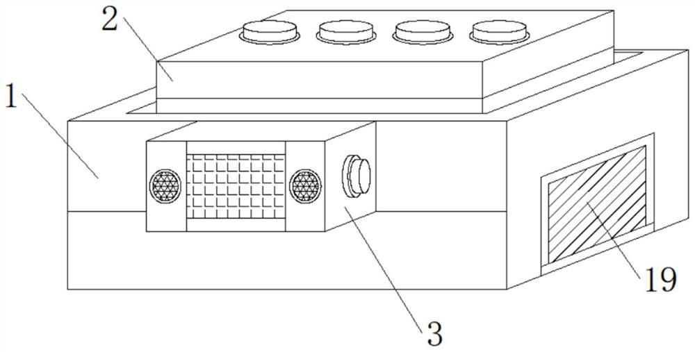 A new energy vehicle power battery water cooling heat dissipation mechanism