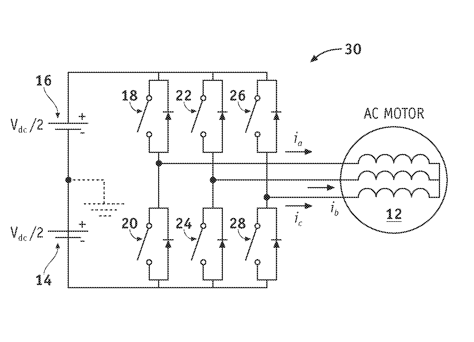 Method and system for pulse position scheduling in electric drives