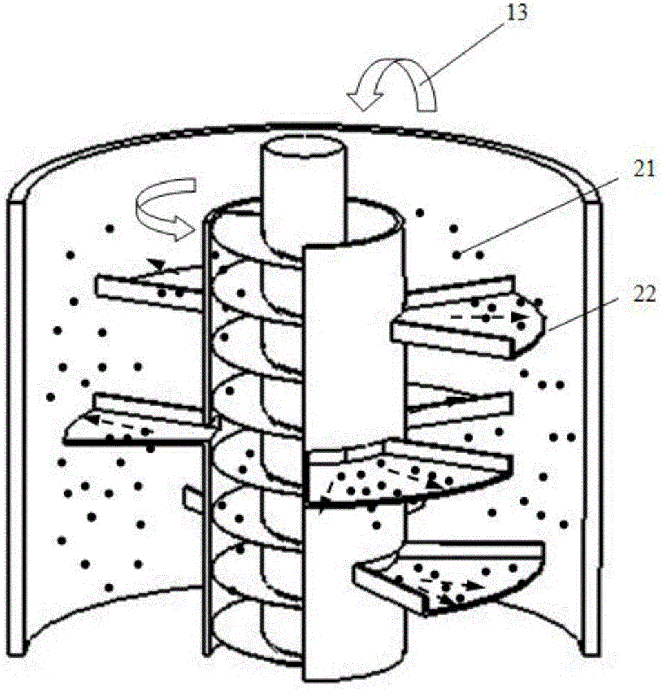 Centrifugal shot blasting electroforming manufacturing method and device