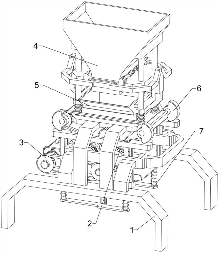 A kind of rice shelling equipment for food factory