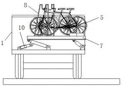 Shared bicycle transport device