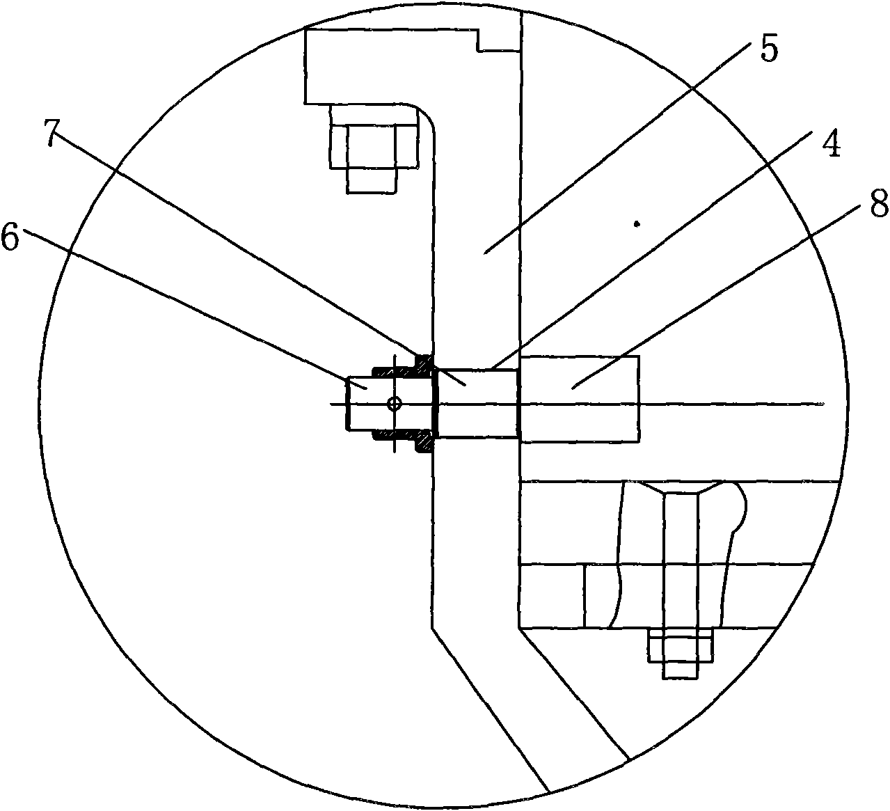 Seal device used for pin hole of bar grate block