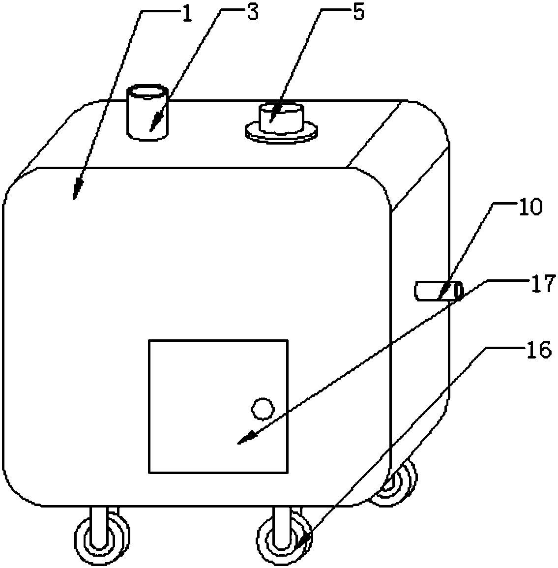 Environment-friendly dust removal device