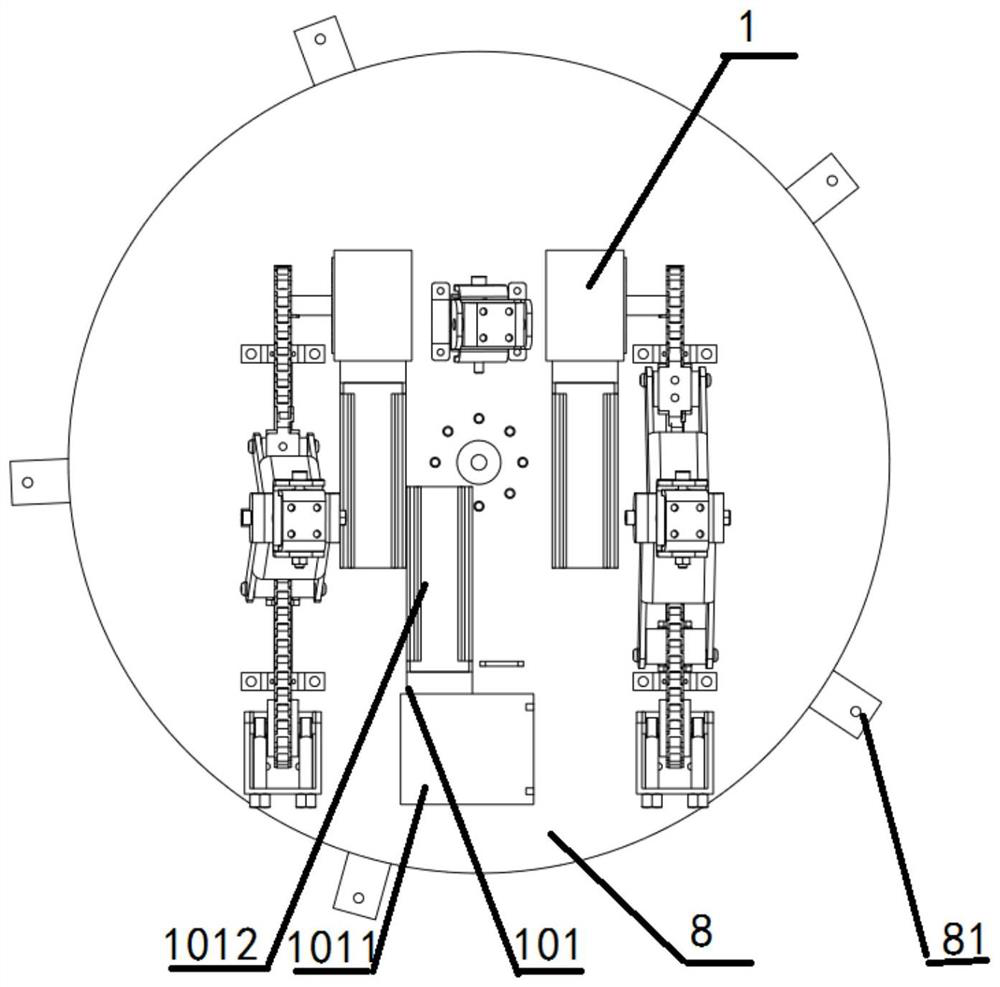 Rotatable multi-degree-of-freedom motion platform